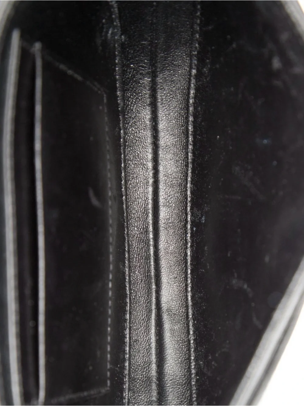Celine Black Leather 16 Besace bag - Picture 10 of 11